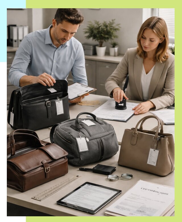 Сертификация сумок в Красноярске от 7620 руб. | Алешин-Крс