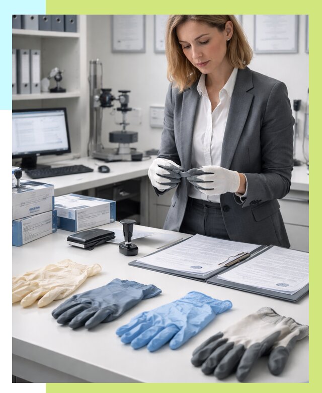 Сертификация перчаток в Красноярске от 8636 р. | Алешин-Крс