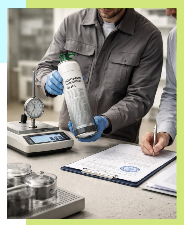 Сертификация монтажной пены в Красноярске от 15240 р. | Алешин-Крс