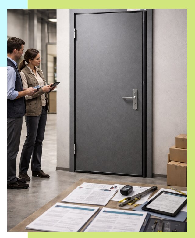 Сертификация противопожарных дверей в Красноярске от 9144 р. | Алешин-Крс