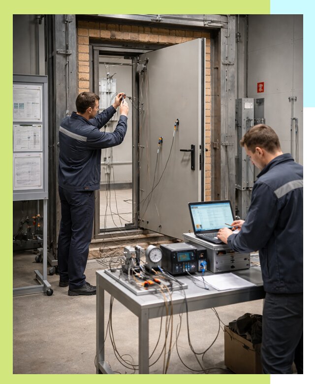 Сертификация противопожарных дверей в Красноярске по ГОСТ и ТР