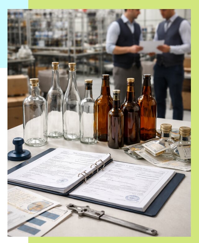 Сертификация стеклянных бутылок в Красноярске от 25400 р. | Алешин-Крс