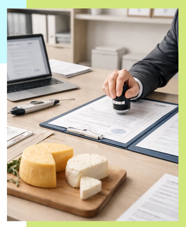 Сертификация сыров в Красноярске от 15240 р | Сертификат на сыр Алешин-Крс