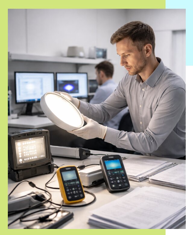 Сертификация светильников в Красноярске: испытания и оформление