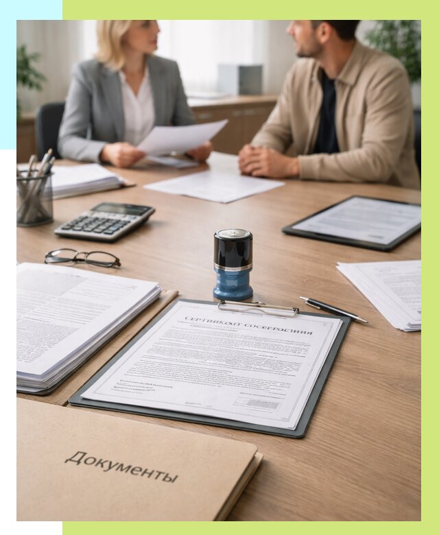 Сертификат соответствия на продукцию в Красноярске от 15240 р.|Алешин-Крс