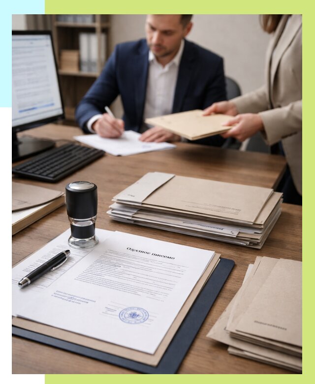 Отказное письмо для таможни в Красноярске от 3048 р, Алешин-Крс