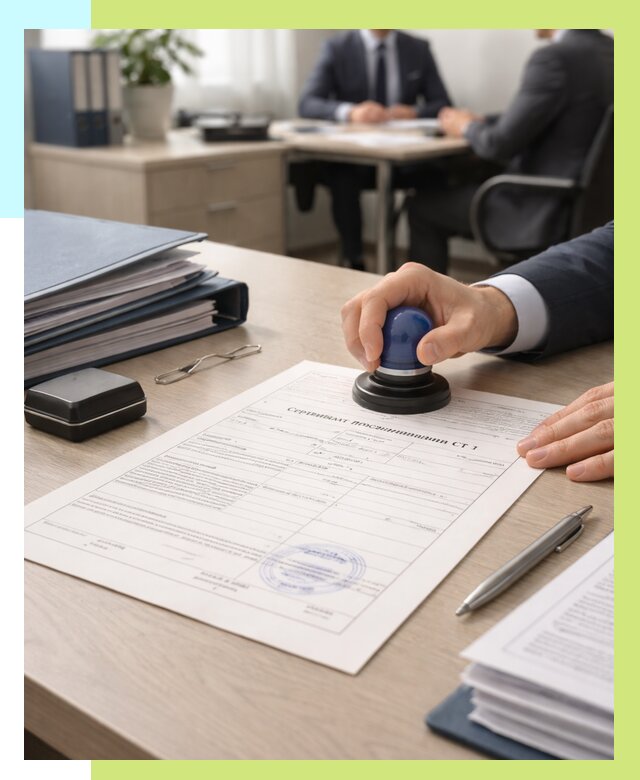 Сертификат происхождения СТ 1 в Красноярске от 4572 р. | Алешин-Крс