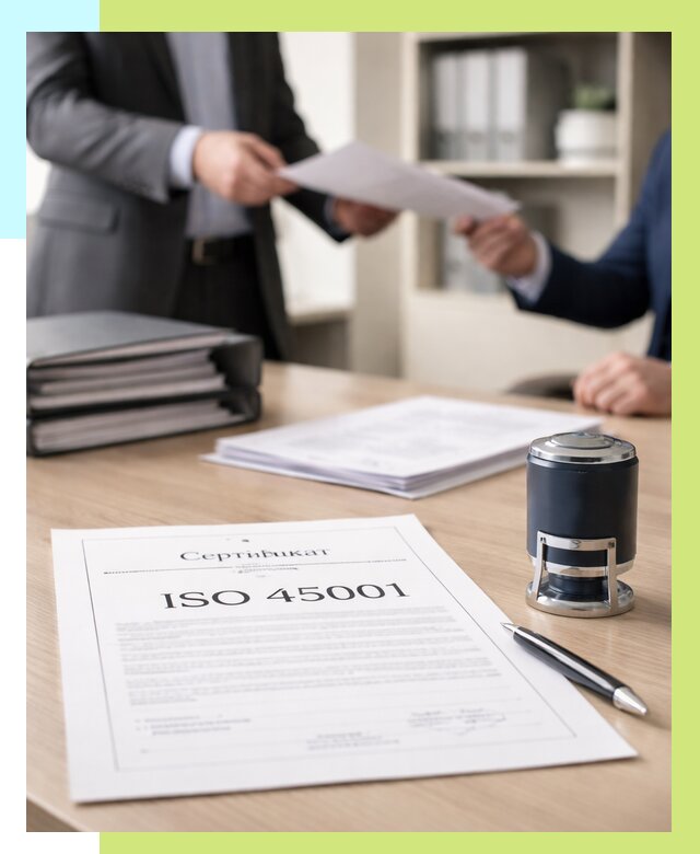 Сертификат ISO 45001 в Красноярске под ключ от 45720 р. | Алешин-Крс