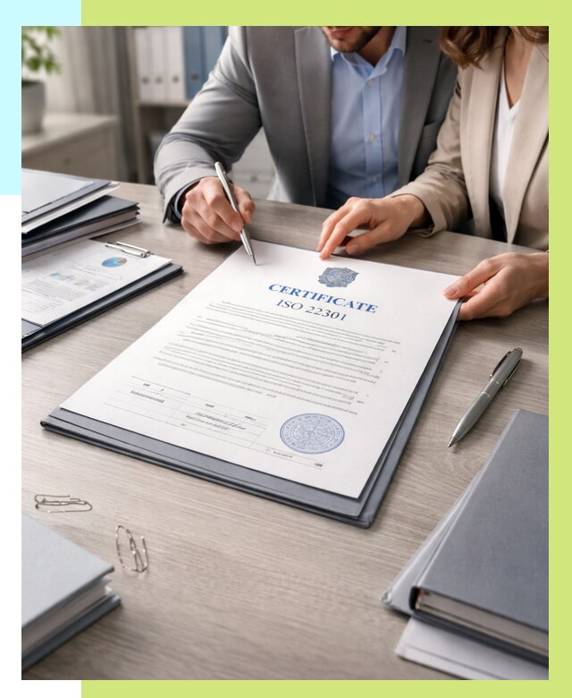 Сертификат ISO 22301 в Красноярске от 45720 р. | Алешин-Крс срочно